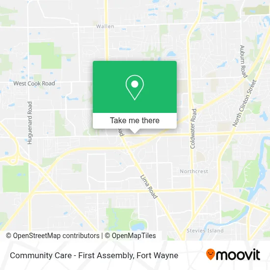 Community Care - First Assembly map