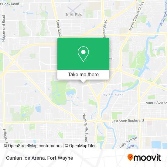 Canlan Ice Arena map