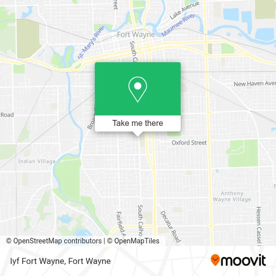 Iyf Fort Wayne map