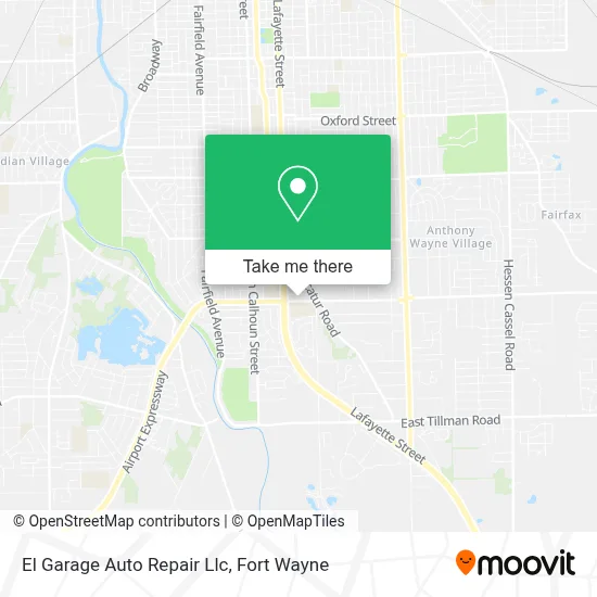El Garage Auto Repair Llc map
