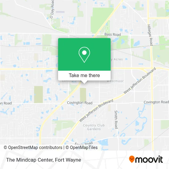 The Mindcap Center map