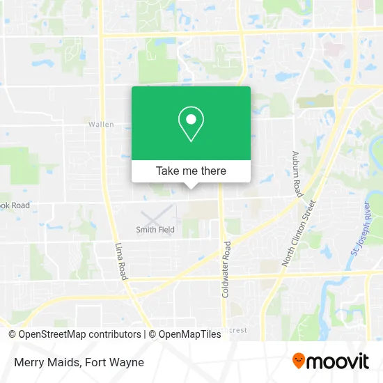 Merry Maids map