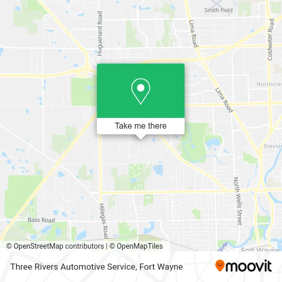 Three Rivers Automotive Service map