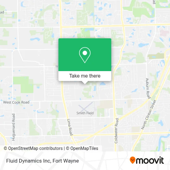 Fluid Dynamics Inc map