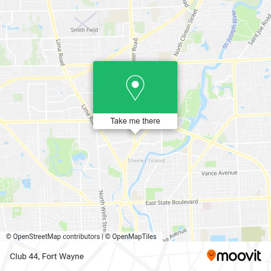 Club 44 map