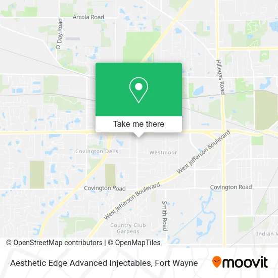 Aesthetic Edge Advanced Injectables map