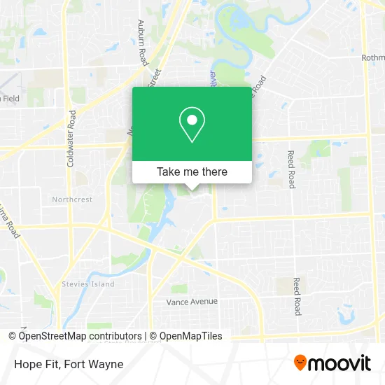 Hope Fit map