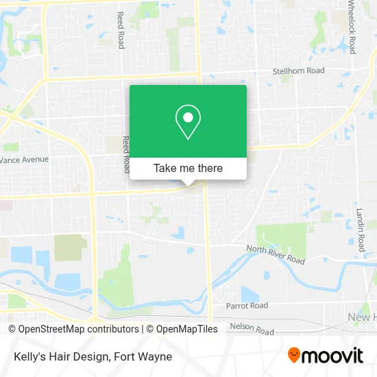 Kelly's Hair Design map