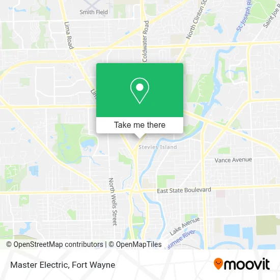 Master Electric map