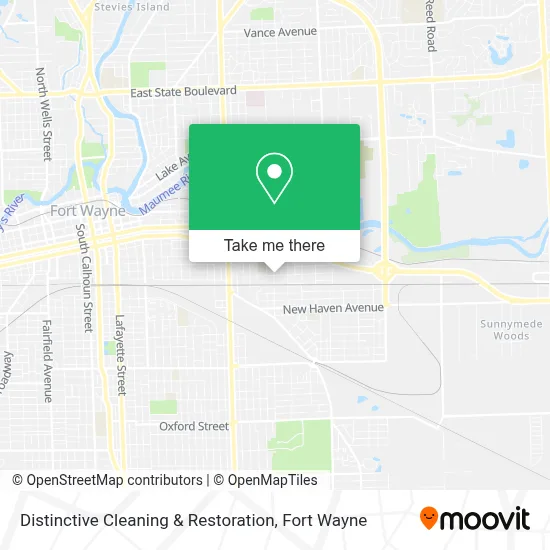 Distinctive Cleaning & Restoration map