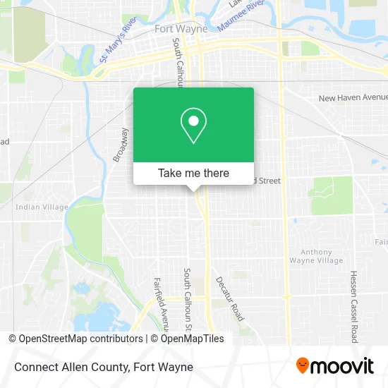Connect Allen County map