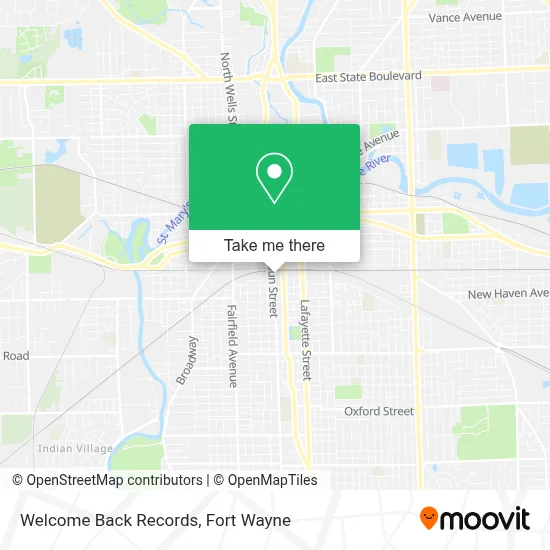 Welcome Back Records map