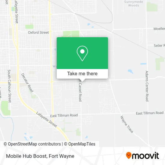 Mobile Hub Boost map
