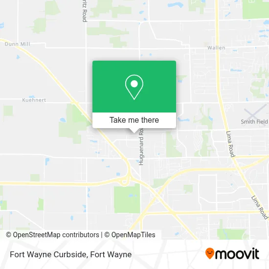 Fort Wayne Curbside map
