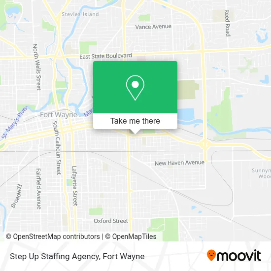 Step Up Staffing Agency map
