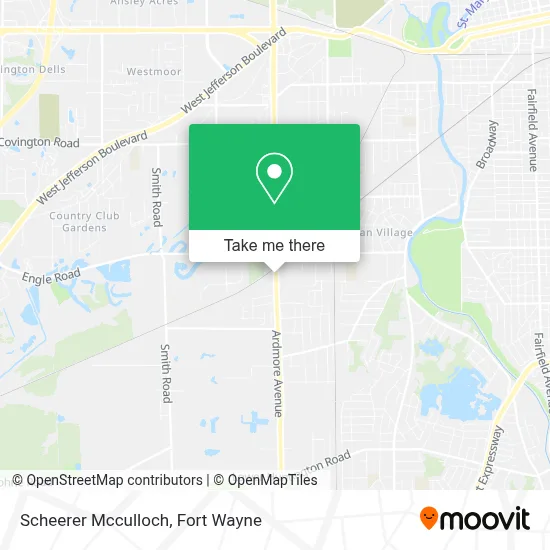 Scheerer Mcculloch map