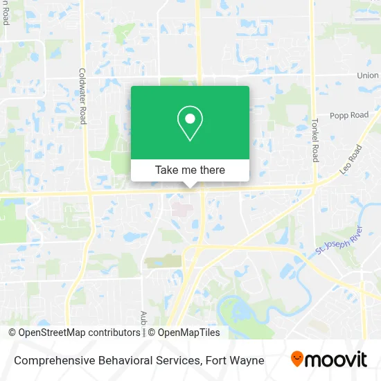 Comprehensive Behavioral Services map