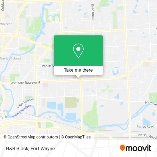 H&R Block map