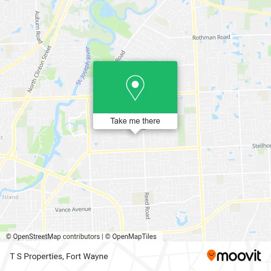 T S Properties map