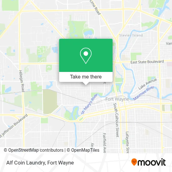 Alf Coin Laundry map