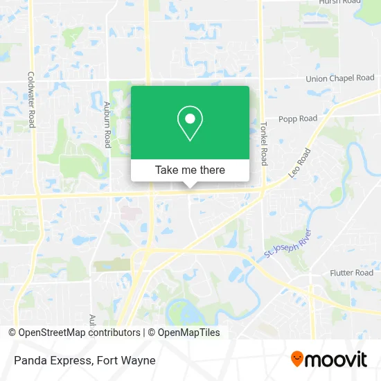 Panda Express map
