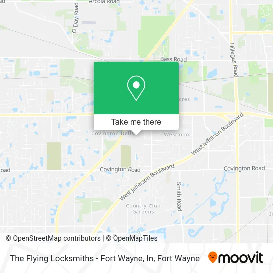The Flying Locksmiths - Fort Wayne, In map