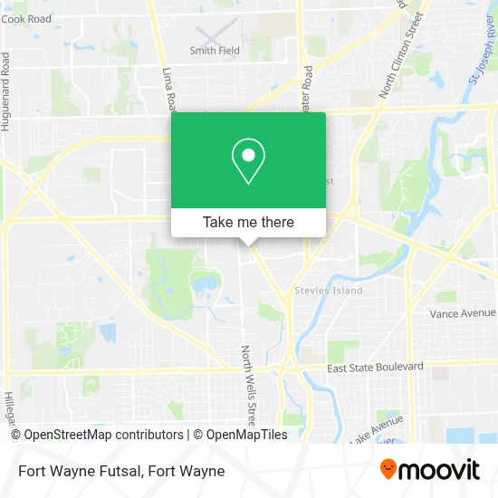 Fort Wayne Futsal map