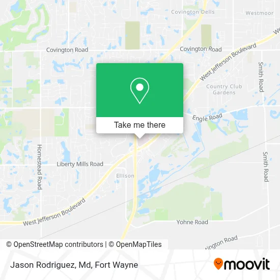 Jason Rodriguez, Md map
