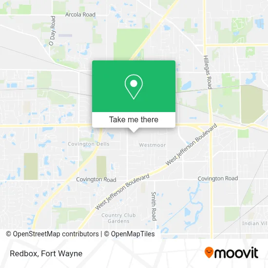 Redbox map