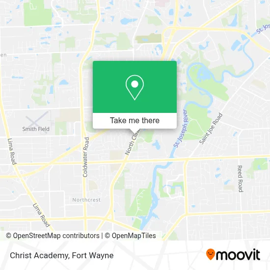 Christ Academy map