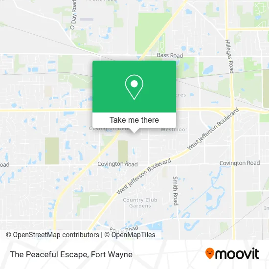 The Peaceful Escape map