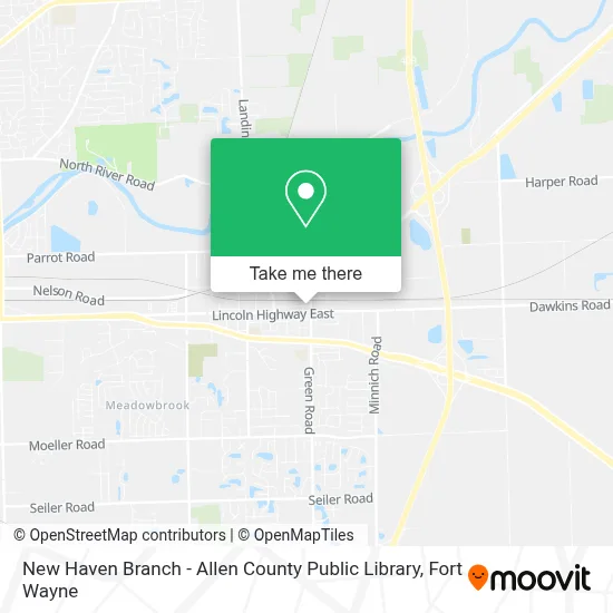 New Haven Branch - Allen County Public Library map