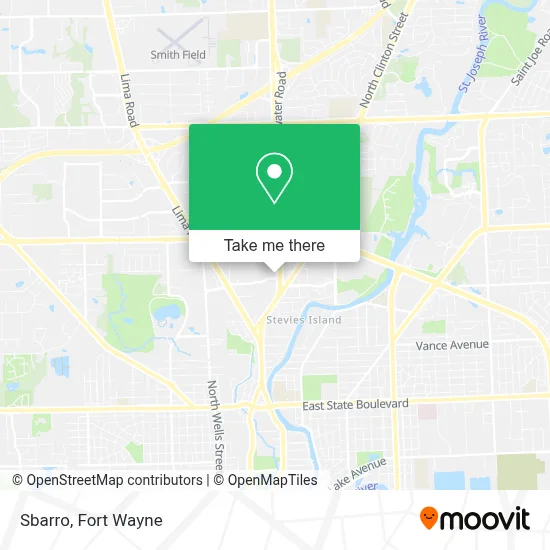 Sbarro map