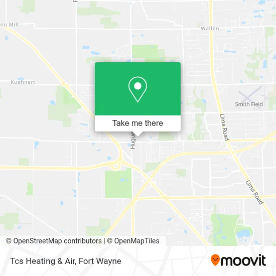 Tcs Heating & Air map