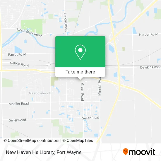 New Haven Hs Library map