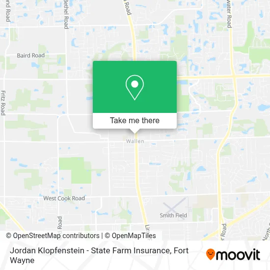 Jordan Klopfenstein - State Farm Insurance map