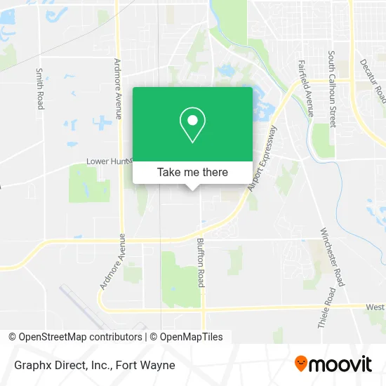 Graphx Direct, Inc. map