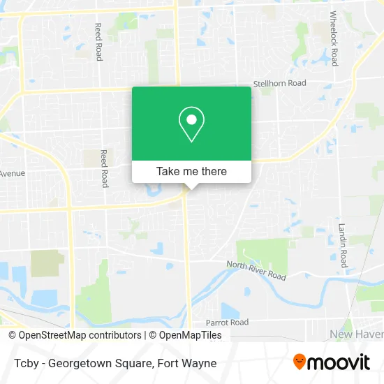 Tcby - Georgetown Square map