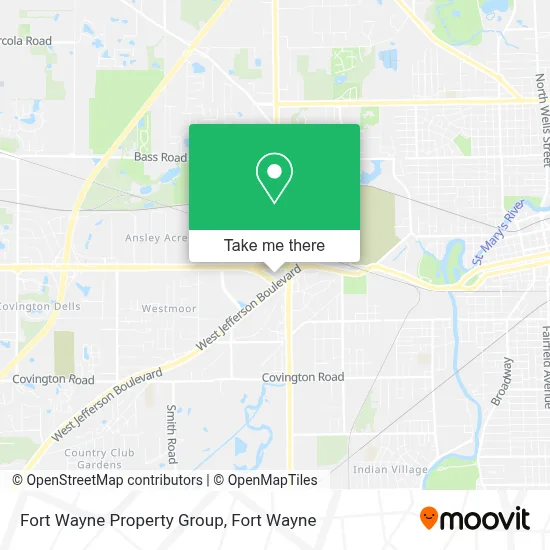 Fort Wayne Property Group map