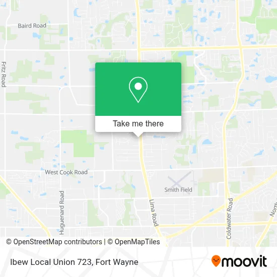 Ibew Local Union 723 map