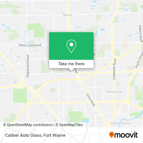 Caliber Auto Glass map