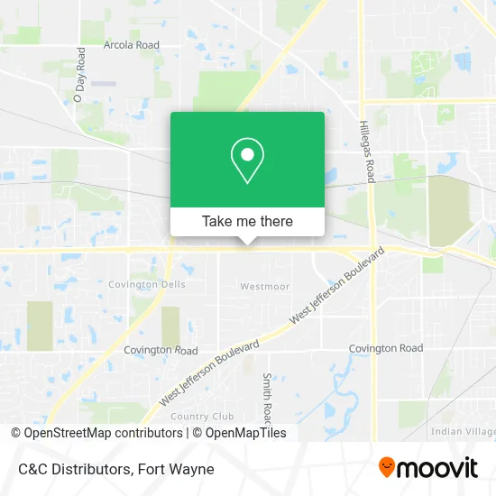C&C Distributors map