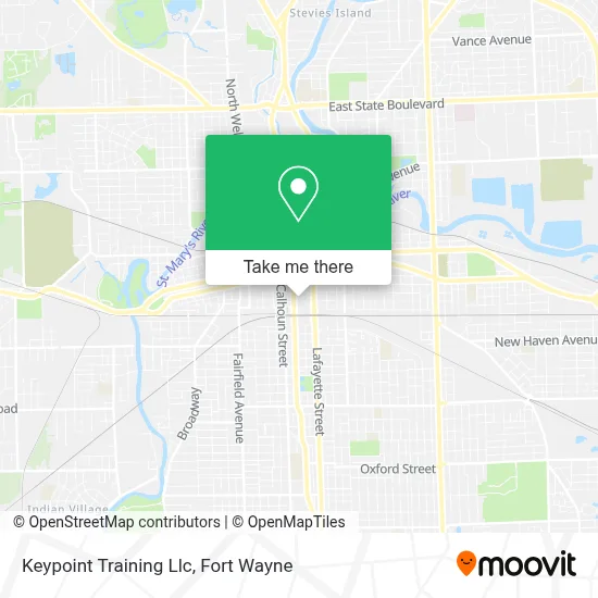 Keypoint Training Llc map