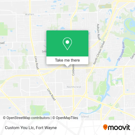 Custom You Llc map