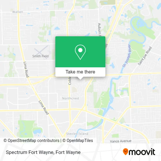 Spectrum Fort Wayne map