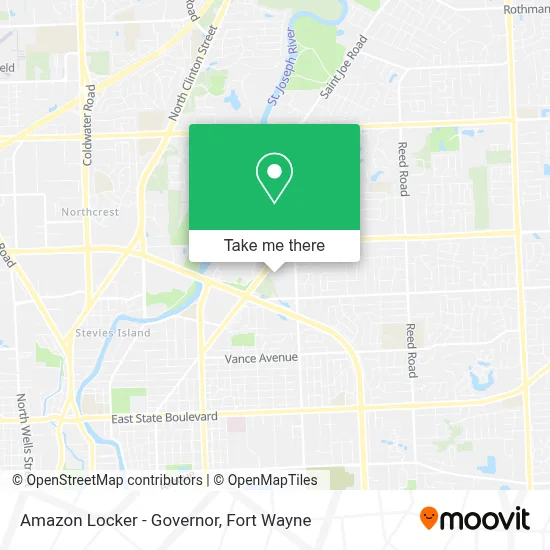 Amazon Locker - Governor map