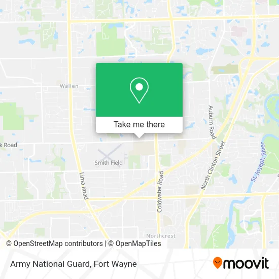 Army National Guard map