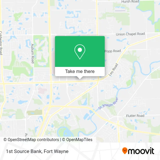 1st Source Bank map