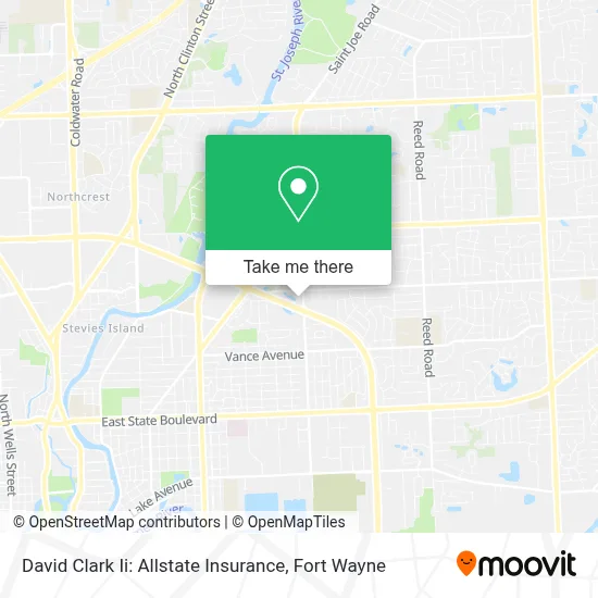 David Clark Ii: Allstate Insurance map