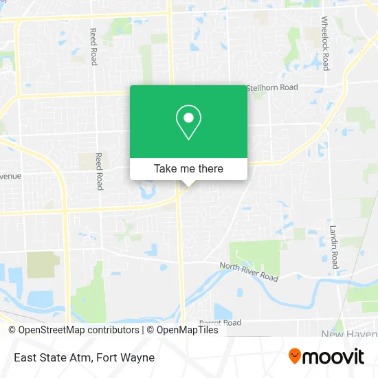 East State Atm map